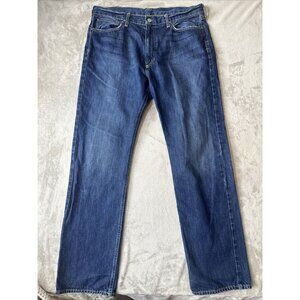 Men’s Polo Ralph Lauren Denim Jeans Dark Wash Classic Straight Size 36x34